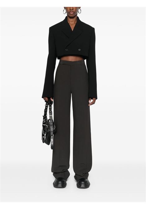 Grey straight-leg tailored trousers Rick Owens - women RICK OWENS | RP02D3302HY78